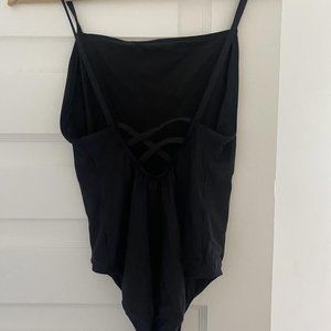 Anthropologie one-piece low back bathing suit | Size small